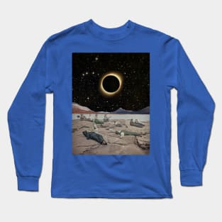 Solar Eclipse above Finland (1891) Long Sleeve T-Shirt